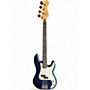 Used Fender Limited Edition Player II Precision Bass Rosewood Fingerboard, Moonlight Drive Blue Electric Bass Guitar Blue