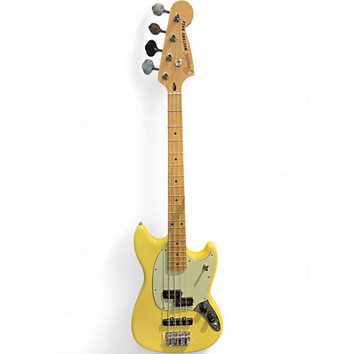 Fender Used Fender Limited Edition Player Mustang Bass PJ Buttercream Electric Bass Guitar Buttercream