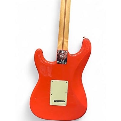 Used Fender Limited Edition Player Stratocaster Fiesta Red Solid Body Electric Guitar