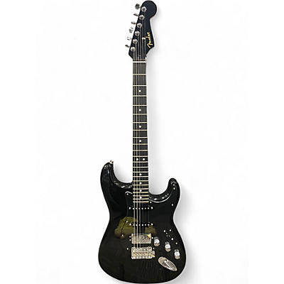 Used Fender Limited Edition Player Stratocaster HSS Black Solid Body Electric Guitar