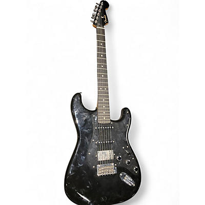 Used Fender Limited Edition Player Stratocaster HSS Ebony Fingerboard Black Solid Body Electric Guitar