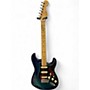 Used Fender Limited Edition Player Stratocaster HSS Plus Top Blue Burst Solid Body Electric Guitar Blue Burst