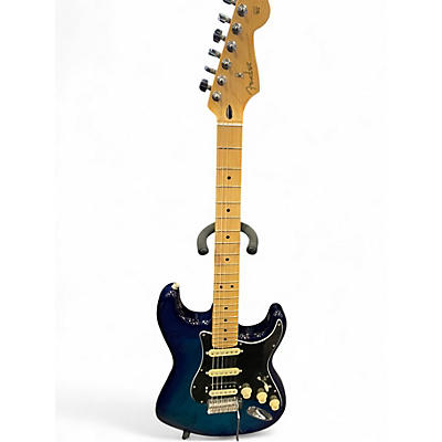 Used Fender Limited Edition Player Stratocaster HSS Plus Top Blue Burst Solid Body Electric Guitar