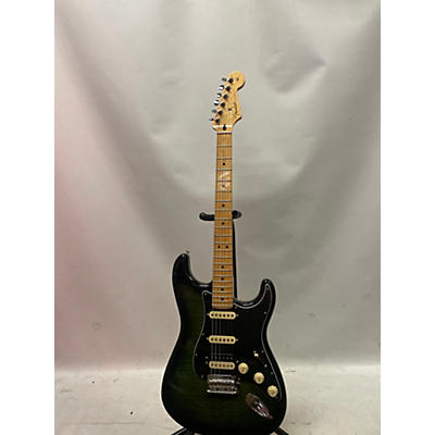 Fender Used Fender Limited Edition Player Stratocaster HSS Plus Top Green Burst Solid Body Electric Guitar