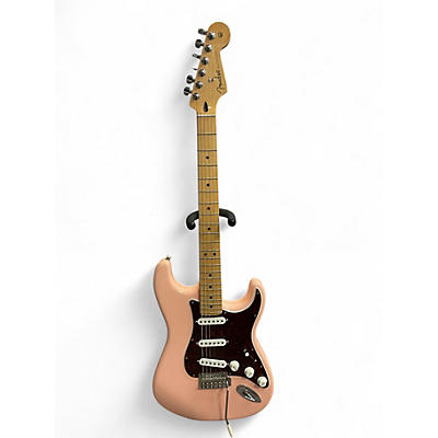 Used Fender Limited Edition Player Stratocaster Shell Pink Solid Body Electric Guitar