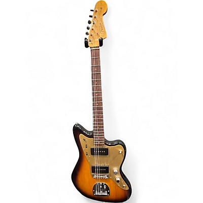 Used Fender Limited Edition USA 60th Anniversary 1958 Jazzmaster 2 Tone Sunburst Solid Body Electric Guitar
