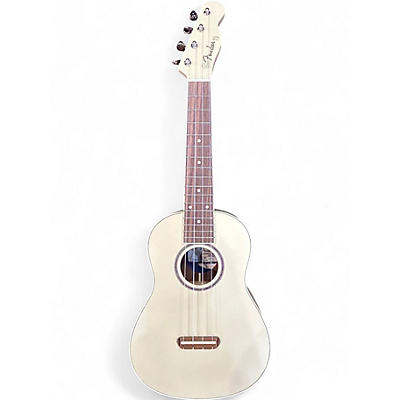 Used Fender Limited-Edition Zuma Concert Olympic White Ukulele