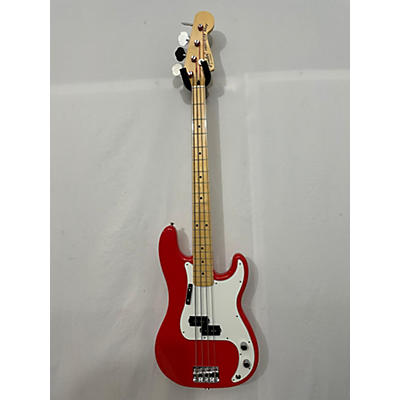 Fender Used Fender Limited International Color Precision Bass Morroco Red Electric Bass Guitar