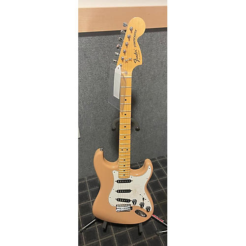 Fender Used Fender Limited International Color Stratocaster Sahara Tope Solid Body Electric Guitar sahara tope