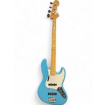 Used Fender Limited International MIJ Jazz Bass Maui Blue Electric Bass Guitar