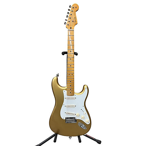 Fender Used Fender Lincoln Brewster Signature Stratocaster Gold Solid Body Electric Guitar Gold