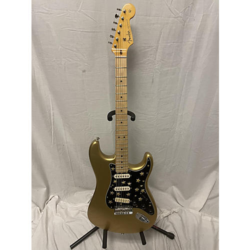 Fender Used Fender Lincoln Brewster Stratocaster Gold Solid Body Electric Guitar Gold