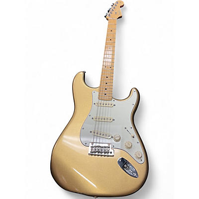 Used Fender Lincoln Brewster Stratocaster Mystic Aztec Gold Solid Body Electric Guitar