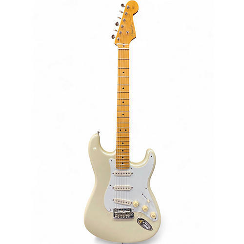 Used Fender Lincoln Brewster Stratocaster Olympic Pearl Solid Body Electric Guitar Olympic Pearl