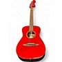 Used Fender MALIBU CLASSIC HRM Red Acoustic Electric Guitar Red
