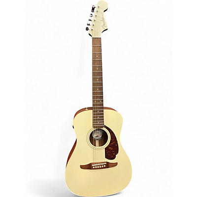 Fender Used Fender MALIBU PLAYER Cream Acoustic Guitar