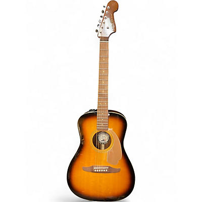 Used Fender MALIBU PLAYER SUNBURST Acoustic Electric Guitar
