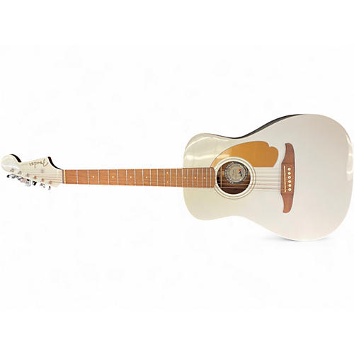 Used Fender MALIBU PLAYER WHITE Acoustic Electric Guitar WHITE
