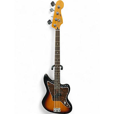 Used Fender MARK HOPPUS JAG SUNBURST Electric Bass Guitar