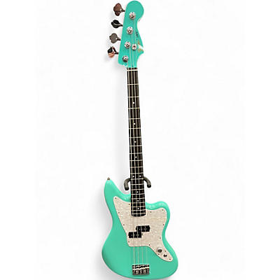 Used Fender MARK HOPPUS JAGUAR BASS Seafoam Green Electric Bass Guitar