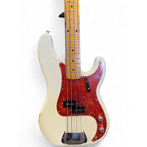 Used Fender MASTERBUILT CARLOS LOPEZ CLOSET CLASSIC 1969 PRECISION BASS Olympic White Electric Bass Guitar Olympic White