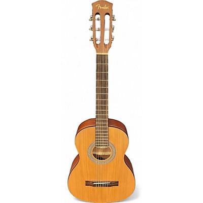 Used Fender MC1 3/4 Size Natural Classical Acoustic Guitar