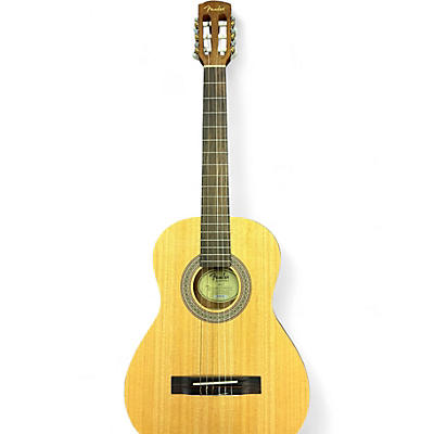 Used Fender MC1 3/4 Size Natural Classical Acoustic Guitar