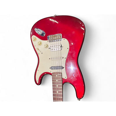 Used Fender MEXICAN STANDARD STRAT Candy Apple Red Solid Body Electric Guitar