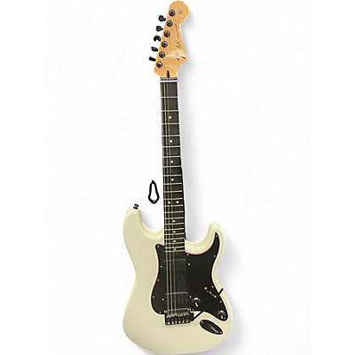 Used Fender MEXICAN STRAT Cream Solid Body Electric Guitar