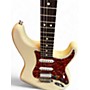 Used Fender MEXICAN STRATOCASTER Antique White Solid Body Electric Guitar Antique White