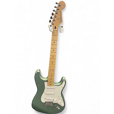 Used Fender MEXICAN STRATOCASTER BIRCH GREEN Solid Body Electric Guitar