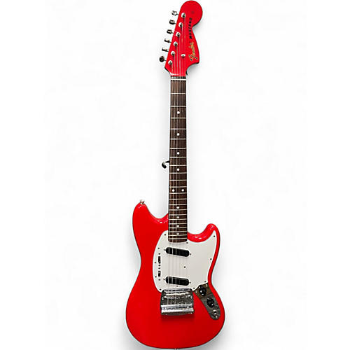 Used Fender MG-69 Mustang Dakota Red Solid Body Electric Guitar Dakota Red