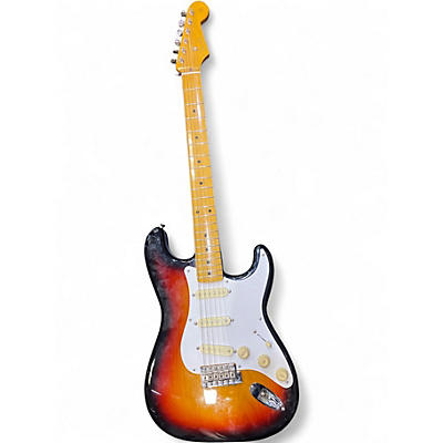 Used Fender MIJ 1958 STRATOCASTER REISSUE 3 Color Sunburst Solid Body Electric Guitar