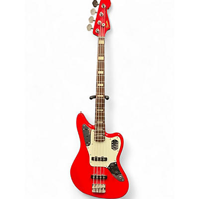 Used Fender MIJ Jaguar Bass Candy Apple Red Electric Bass Guitar