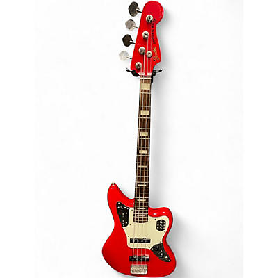 Used Fender MIJ Jaguar Bass Hot Rod Red Electric Bass Guitar