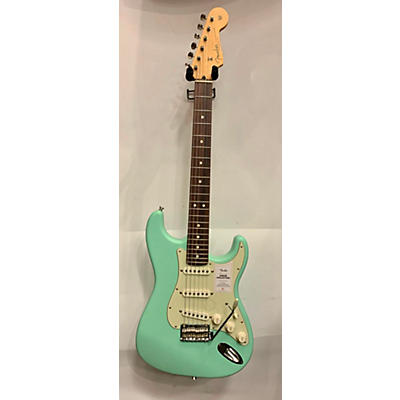 Fender Used Fender MIJ Junior Collection Stratocaster Satin Surf Solid Body Electric Guitar