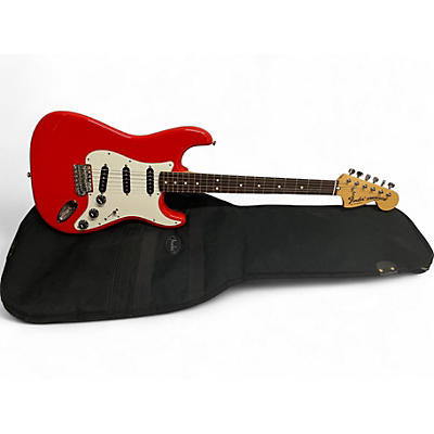 Fender Used Fender MIJ Limited International Color Stratocaster Morroco Red Solid Body Electric Guitar