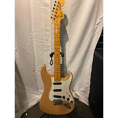 Fender Used Fender MIJ Limited International Color Stratocaster Sahara Taupe Solid Body Electric Guitar