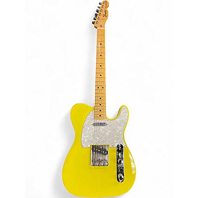 Used Fender MIJ Limited International Color Yellow Solid Body Electric Guitar