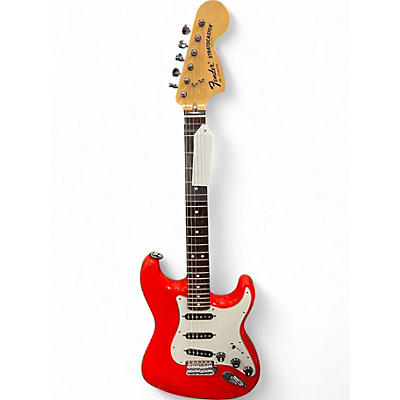 Used Fender MIJ Limited International Morocco Red Solid Body Electric Guitar