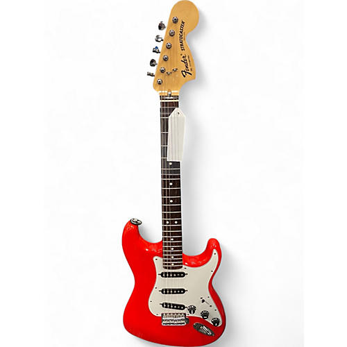 Used Fender MIJ Limited International Morocco Red Solid Body Electric Guitar Morocco Red