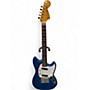 Used Fender MIJ Mustang Sapphire Blue Trans Solid Body Electric Guitar Sapphire Blue Trans