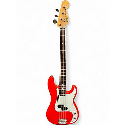 Used Fender MIJ PRECISION BASS MORROCCO RED Electric Bass Guitar
