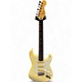 Used Fender MIJ Stratocaster Antique White Solid Body Electric Guitar Antique White