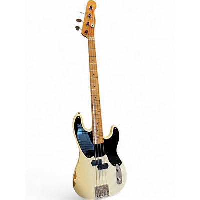Used Fender  MIKE DIRNT ROAD WORN PRECISION BASS WHITE BLOND Electric Bass Guitar