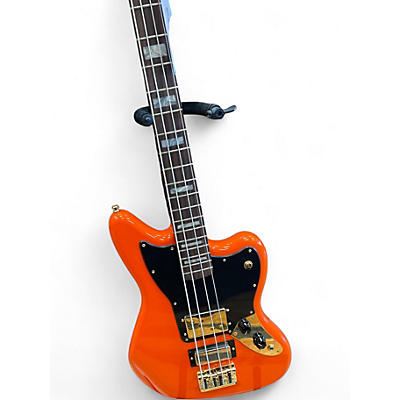 Used Fender MIKE KERR SIGNATURE JAGUAR BASS Orange Electric Bass Guitar