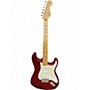 Used Fender MIM DELUXE STRATOCASTER Candy Apple Red Solid Body Electric Guitar Candy Apple Red
