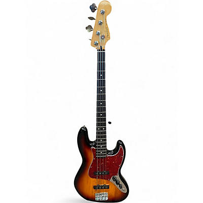 Used Fender MIM JAZZ BASS STANDARD 2 Color Sunburst Electric Bass Guitar