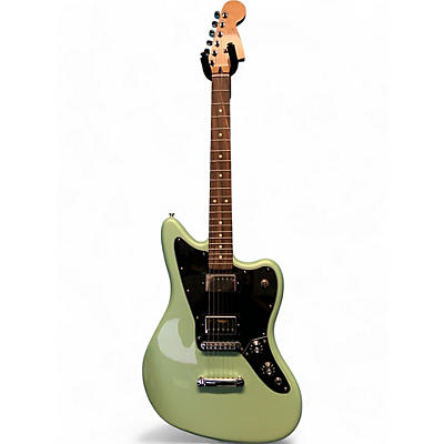 Used Fender MIM Jaguar HH Surf Green Solid Body Electric Guitar