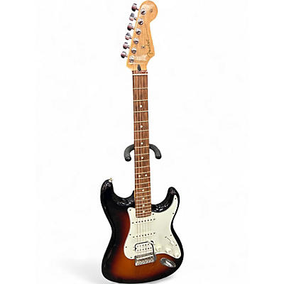 Used Fender MIM Stratocaster Sunburst Solid Body Electric Guitar
